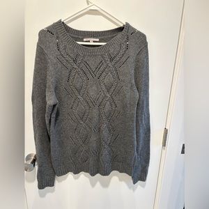 Gap, cable knit chunky sweater, size M